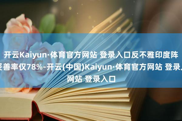 开云Kaiyun·体育官方网站 登录入口反不雅印度阵风妥善率仅78%-开云(中国)Kaiyun·体育官方网站 登录入口